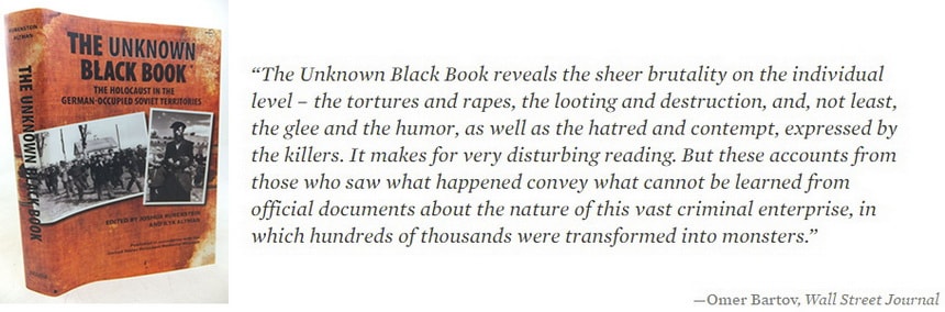 Публикация сборника на английском языке и судьба в СССР The Unknown black Book - издание в США