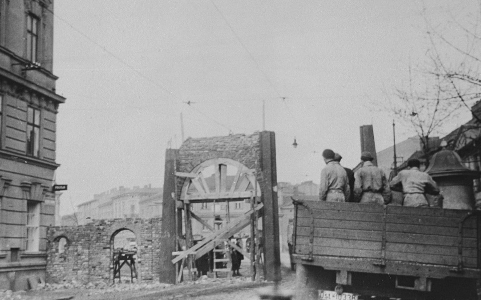 Krakow ghetto main gate
