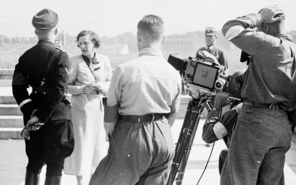 Leni Riefenstahl and Henrich Himmler