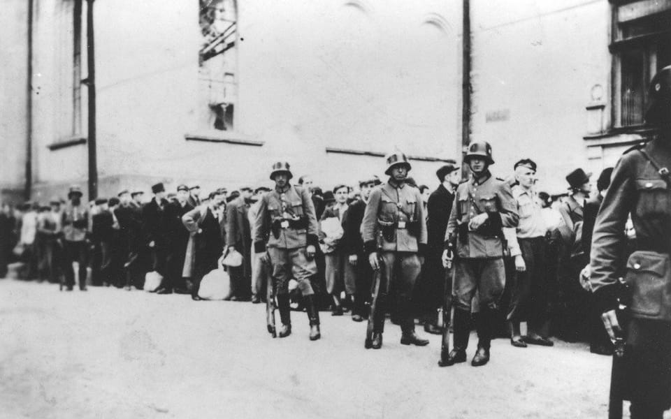 Photos from the first transport of prisoners from Tarnow to Auschwitz