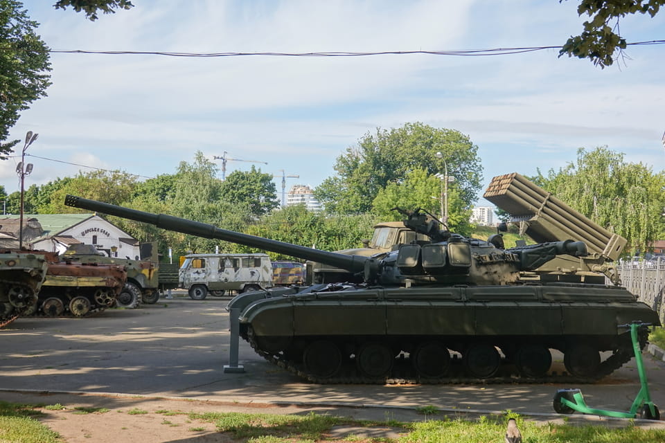 exhibition of the captured russian military equipment, destroyed by the Ukrainian Army 2026, personal photo