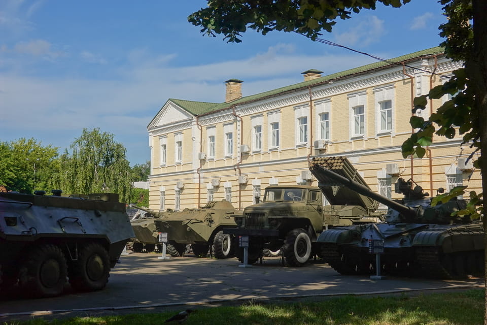 open-air exhibition of the russian-Ukrainian war in Kyiv, 2026