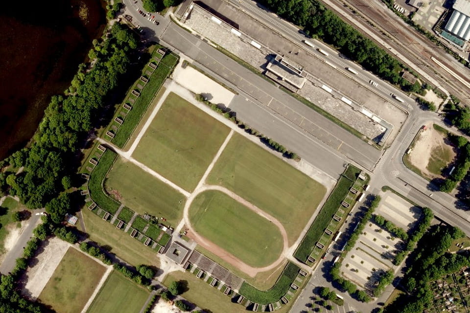 the former Zappelinfeld area within the party Rally Grounds in Nuremberg