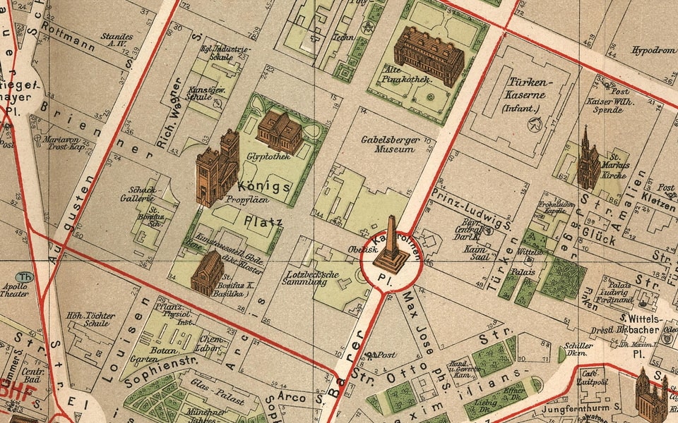 KAROLINENPLATZ and KÖNIGSPLATZ