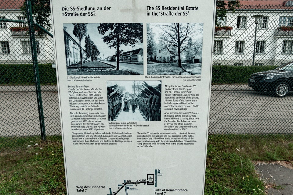 STRASSE DER SS / SS SECTION. Dachau camp