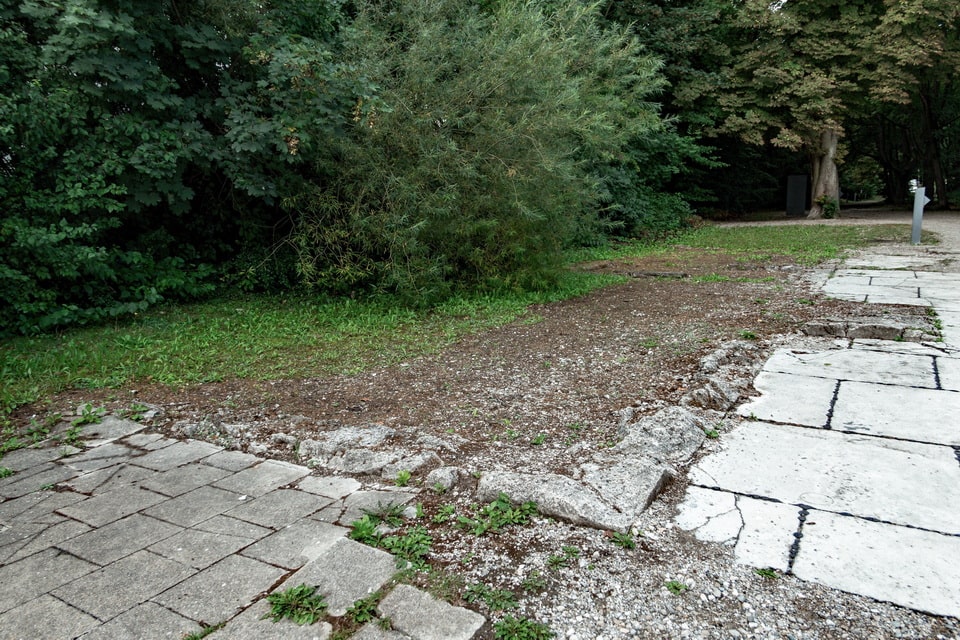 THE FOUNDATIONS OF THE FORMER SS-GUARDHOUSE Dachau camp