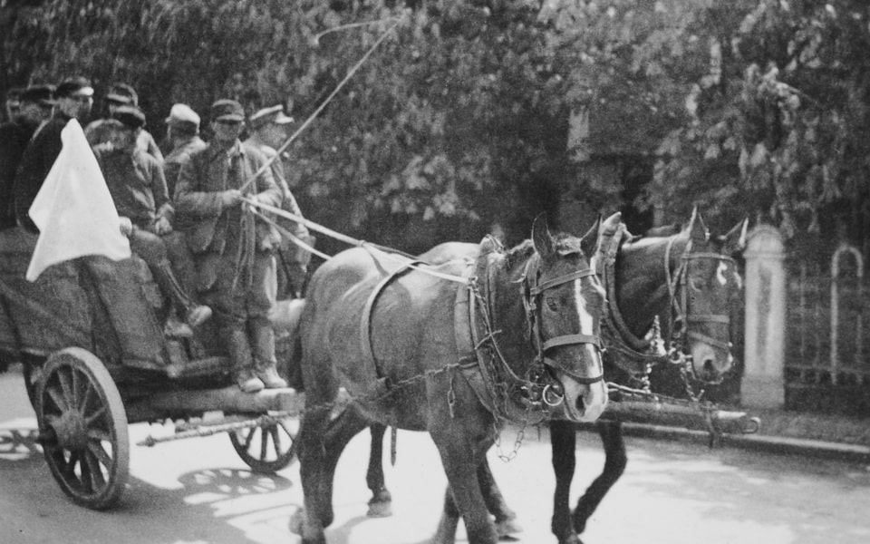 A photo of the local people in Dachau
