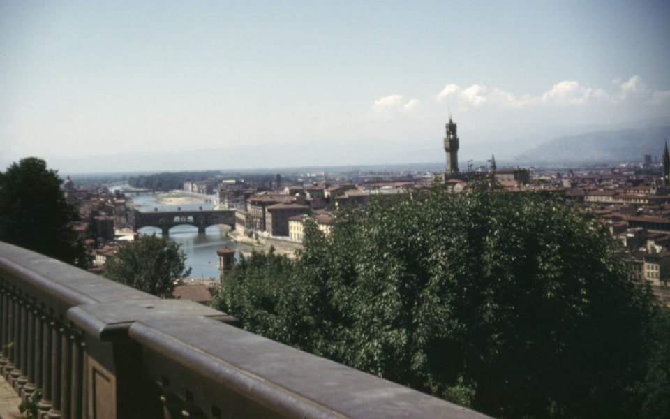 Panorama over florence 1945