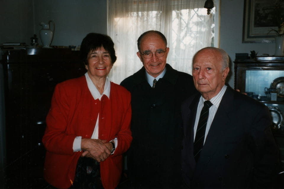 Halina and Wladysław Szpilman with detlev hosenfeld