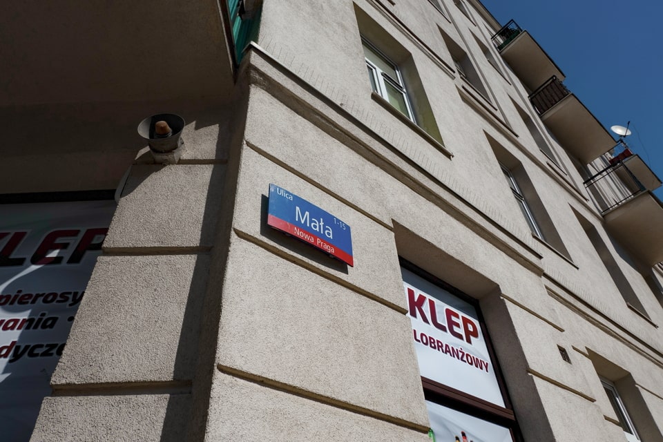 Mala Street Praha district Warsaw
