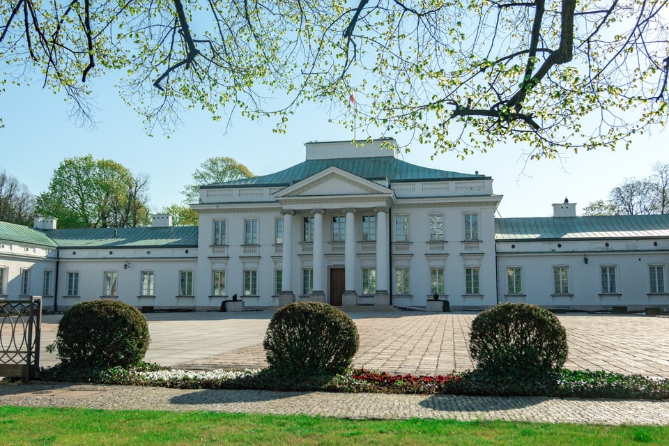 Belvedere Palace in Warsaw