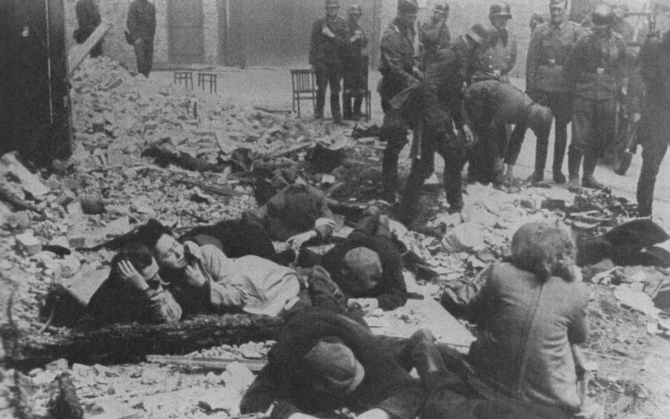 The Warsaw ghetto uprising, May 1943