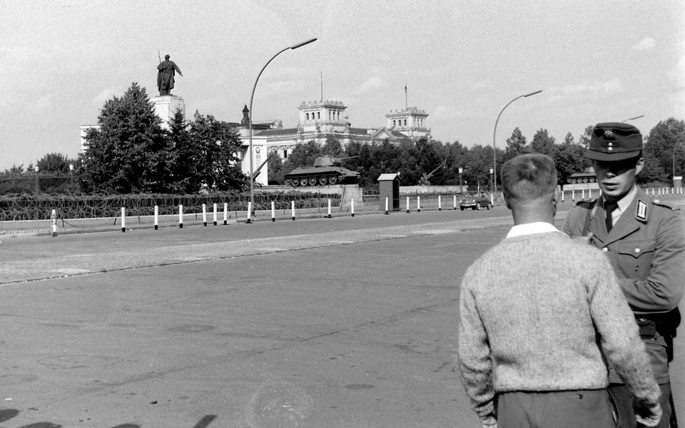 Near the Soviet War Memorial, West Berlin, 25 August 1962
