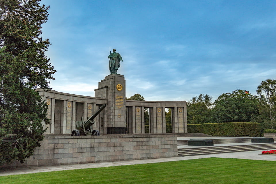 Soviet War Memorial in Tiergarten — the first of three Soviet war memorials built in Berlin after 1945