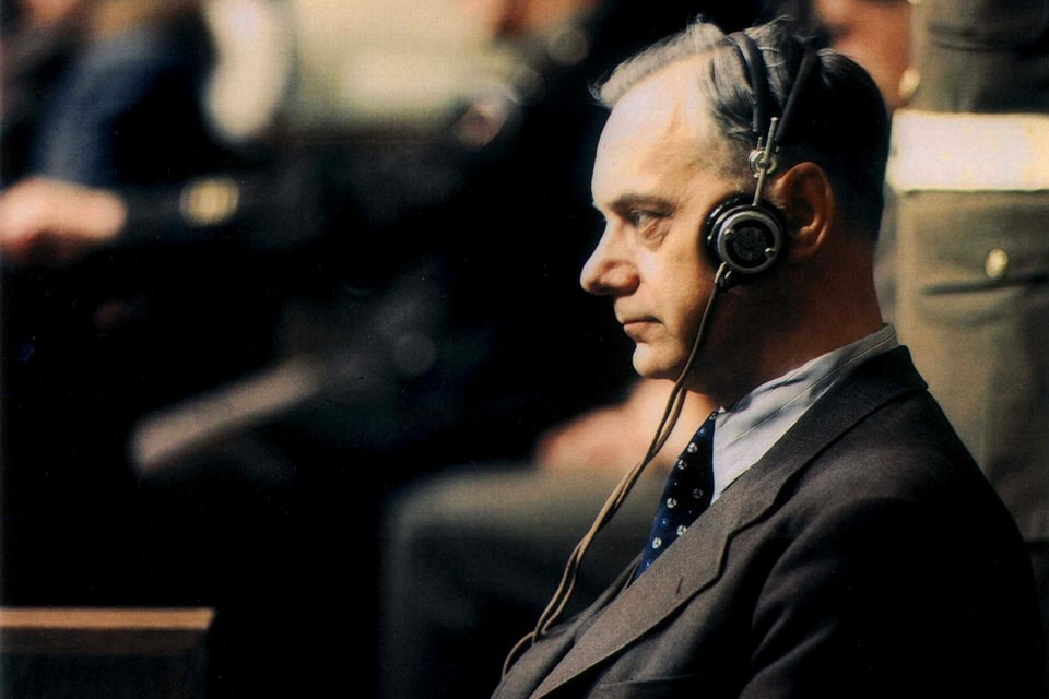 Alfred Rosenberg in Nuremberg 1946