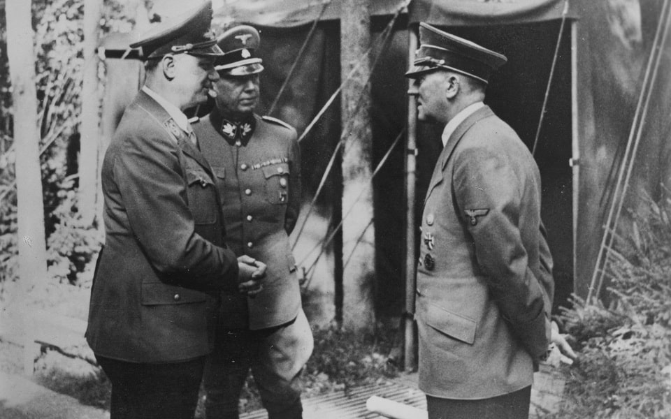 Alfred Rosenberg appointed Reich Minister for the Occupied Eastern Territories (Ostministerium) by Hitler on 17 July 1941 — official portrait at the appointment ceremony