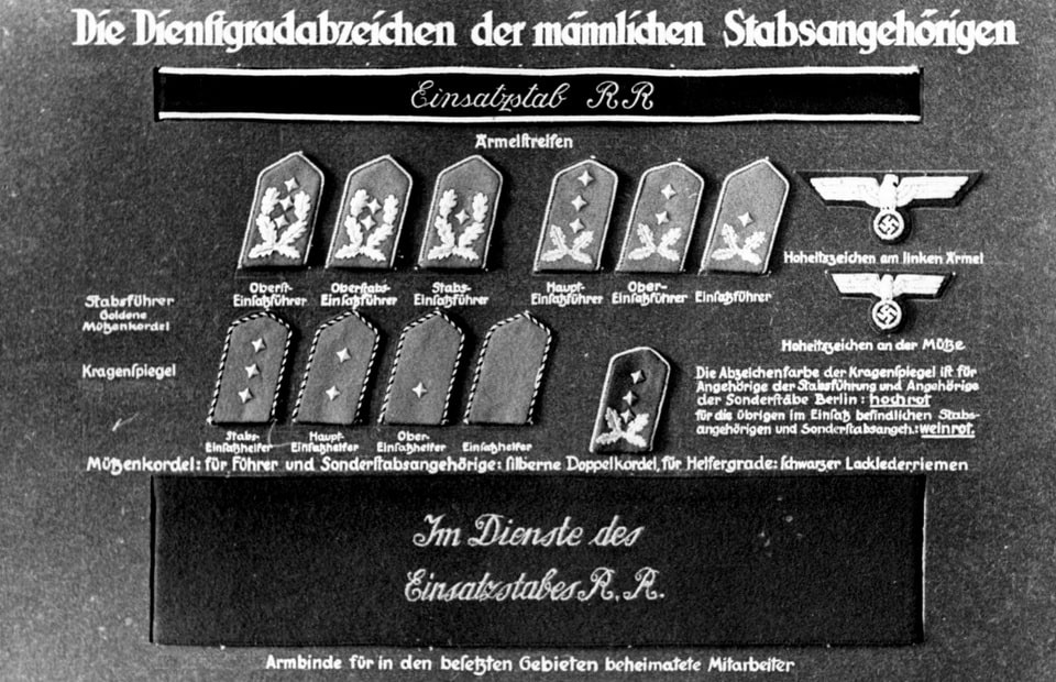 The staff of Alfred Rosenberg