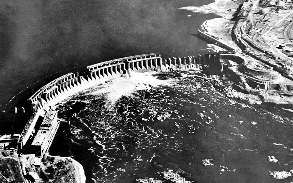 Dnieper Hydroelectric Station 1943