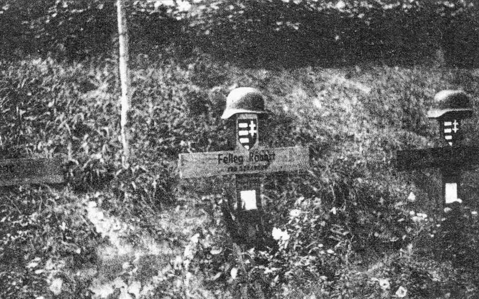 Hungarian ceetery in Kyiv 1942