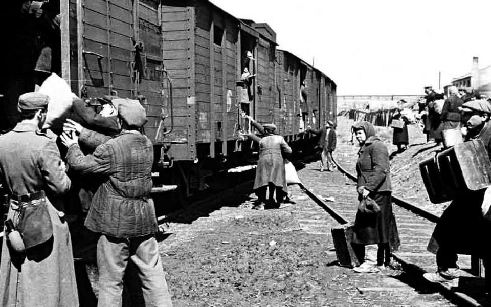 Approximately 2.4 million Ukrainians were taken to the Third Reich