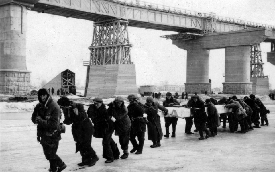 Reichenau bridge in Kyiv 1942