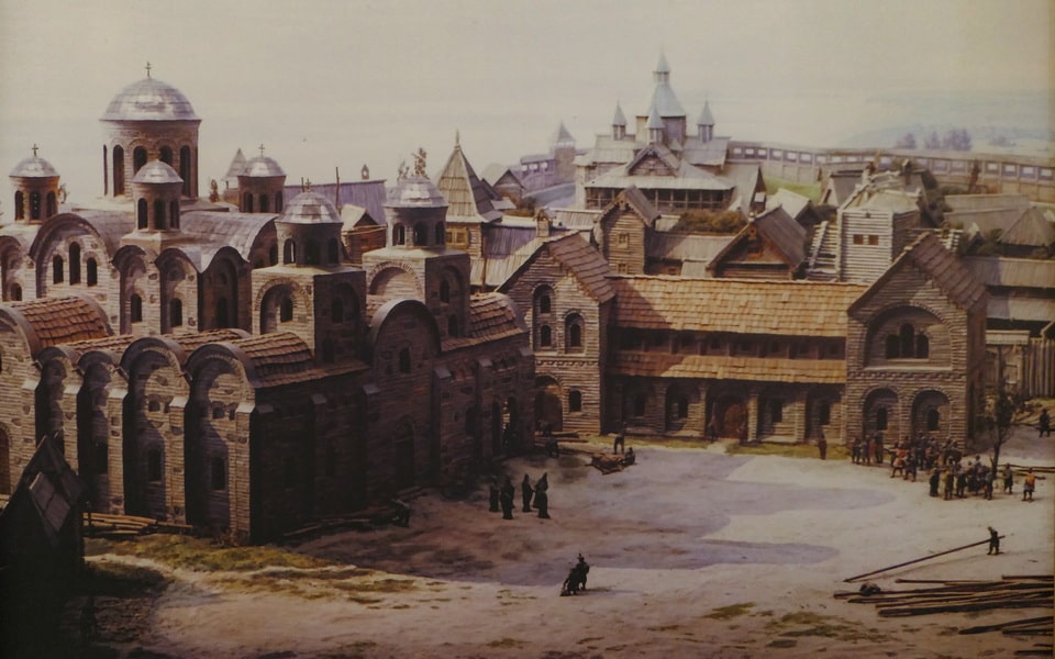 the painting of Saint Sophia