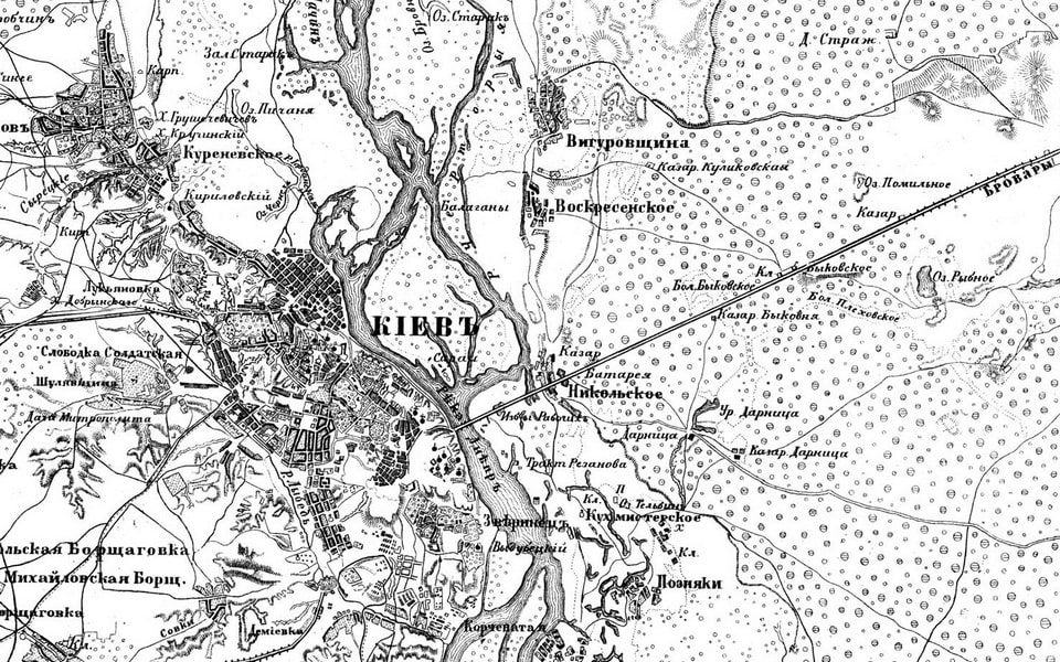 city map of Kyiv