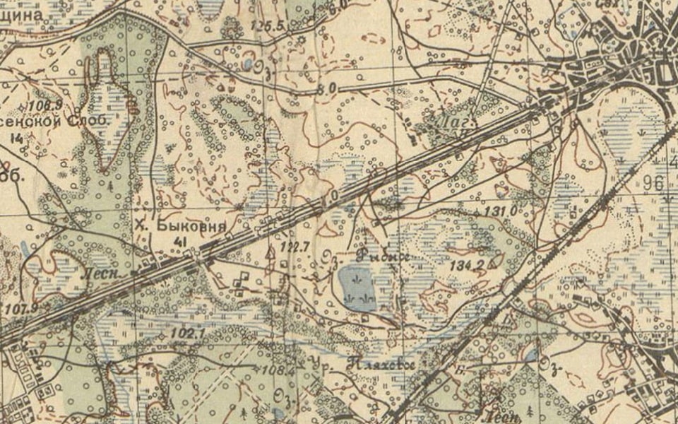 Bykivnia map 1940