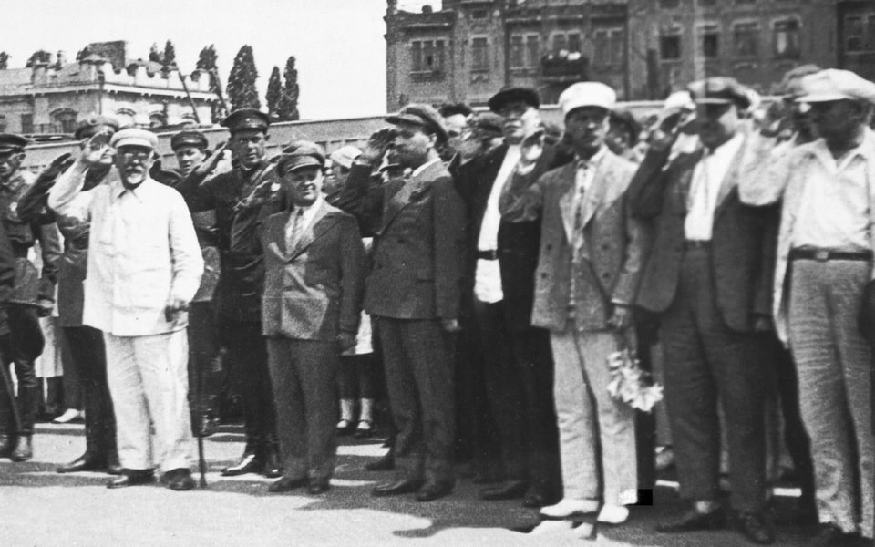 Ukrainian SSR government leaders in Kyiv, 1934 — most were arrested and executed within four years of this photograph