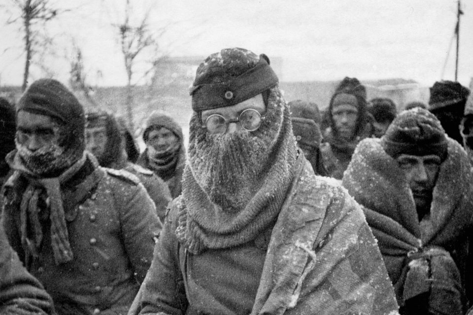German prisoners of war captured at Stalingrad
