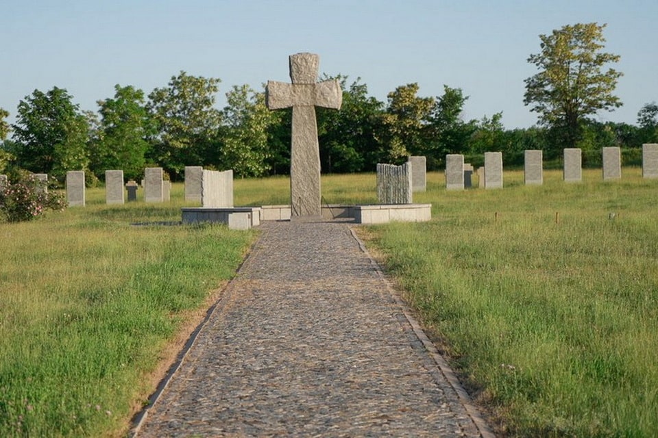 Memorial cemetery of German soldiers in the village of Karlivka, Kirovohrad region