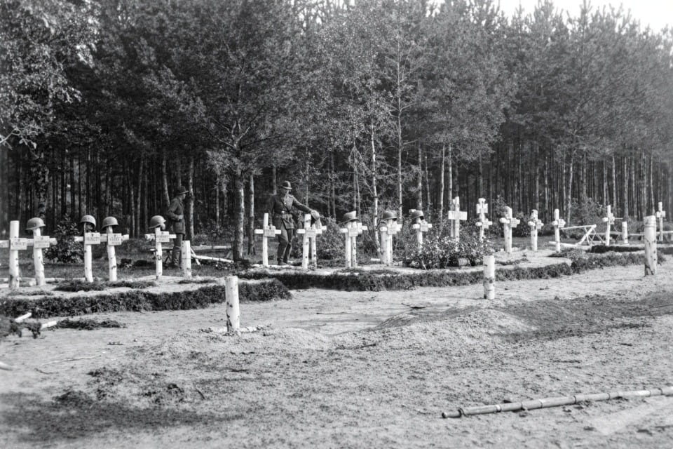 The cemetery of German soldiers who died on the approaches to Kyiv in July-September 1941