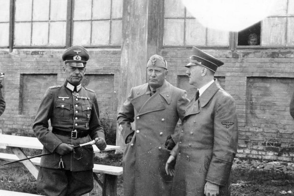 Rundstedt, Hitler and Mussolini