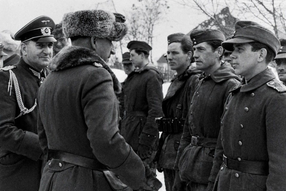 Mastein and his troops in 1943