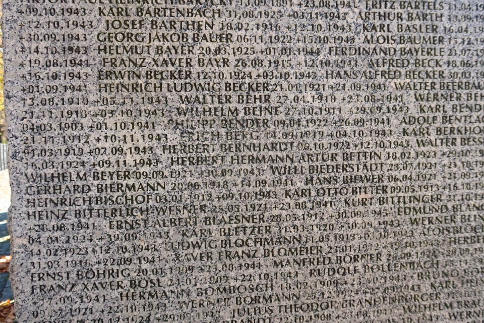 German casualties in the East