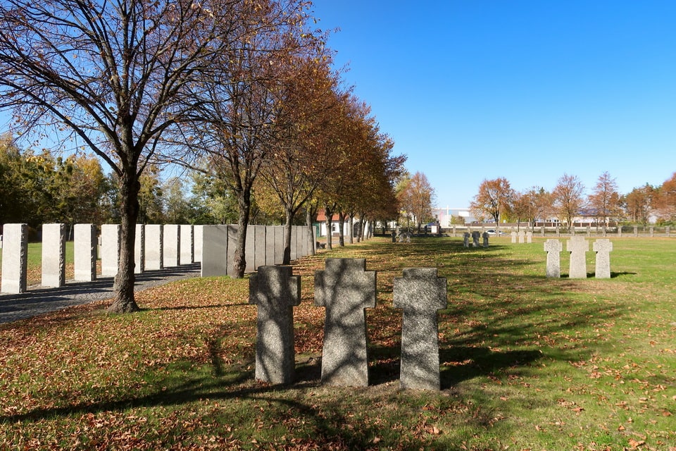 German WW2 cemetery in Ukraine