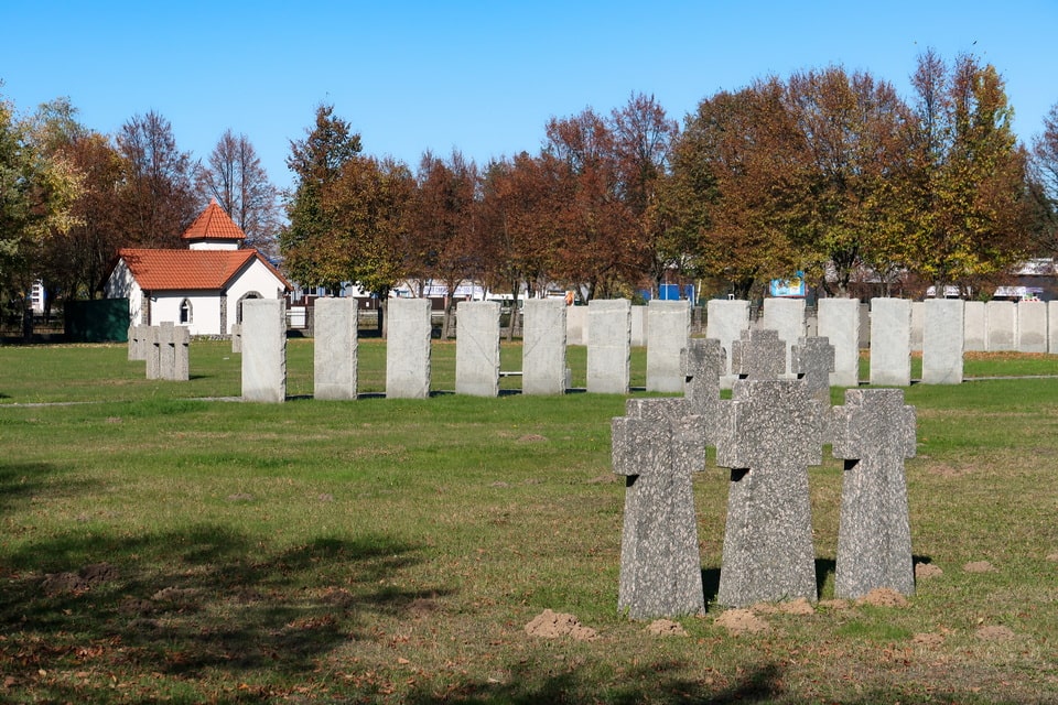 German cemetery near Kyiv in 2022