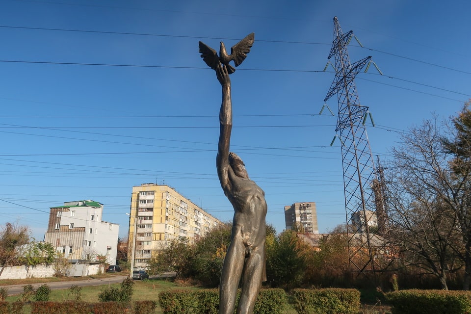 Soviet memorial in Dnipropetrovsk