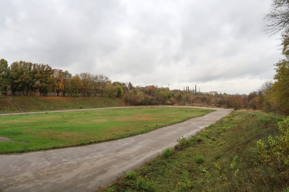 Stadium in Dnipro built on the site of the ravine