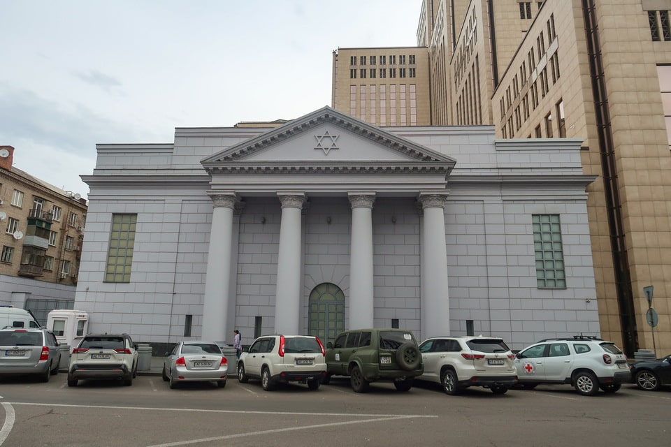 The Main synagogue in Dnipro nowadays