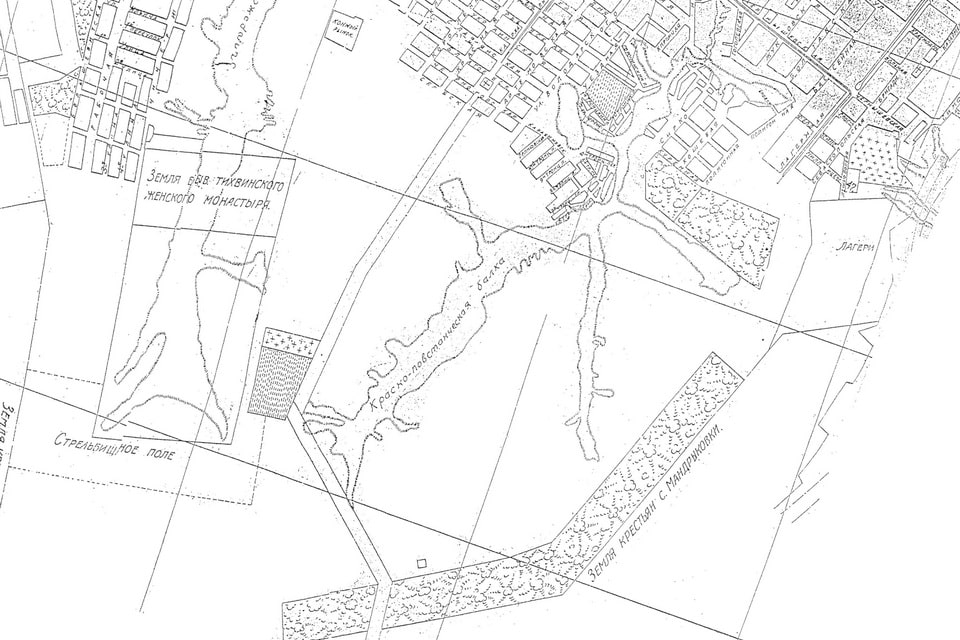 The city map of Dnipropetrovsk dated 1929