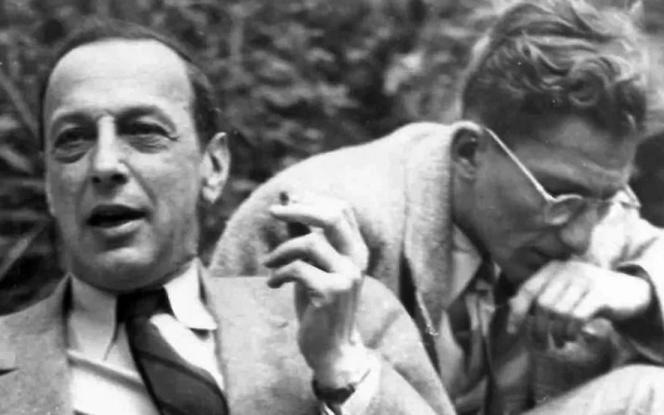 Ernst Kantorowicz and Michael Cherniavsky, c.1950 слева которого выкинули с работы в университете