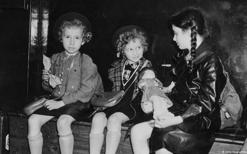 Kindertransport rescue operation: Jewish children from Frankfurt and other German cities transported to the United Kingdom, 1939 — more than 20,000 children left Germany this way