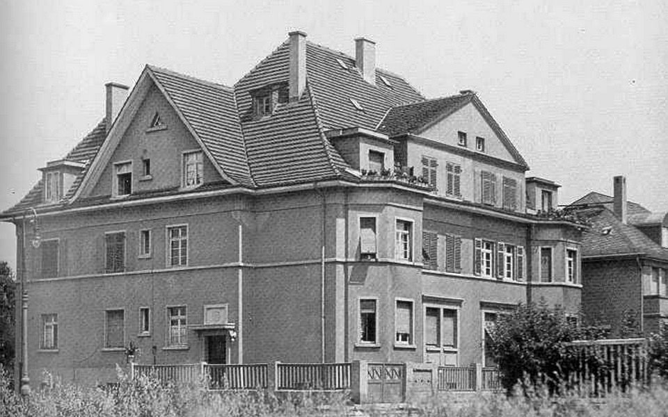 The house at Ganghoferstrasse 24, photograph around 1933