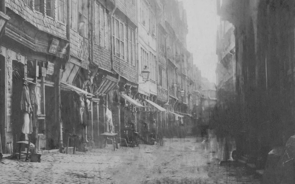 Judengasse in Frankfurt am Main 1870s