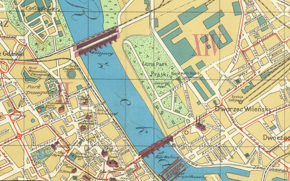 The territory of the Warsaw Zoo