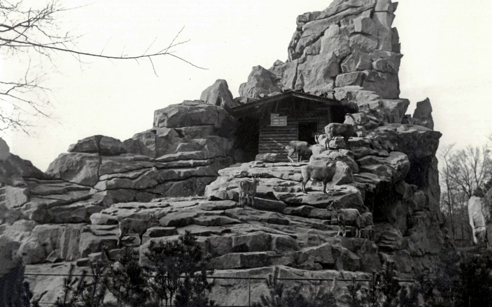 There were plans to construct an air-raid shelter for 150 people under the Steinbockfelsen, built in 1938.