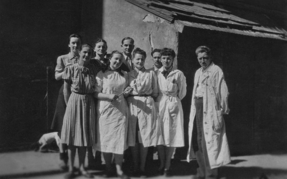 1943 Serbia hospital staff
