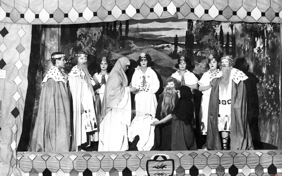 Serbia. January 1930 , Theatre group of prisoners - New Year_s Nativity scene_