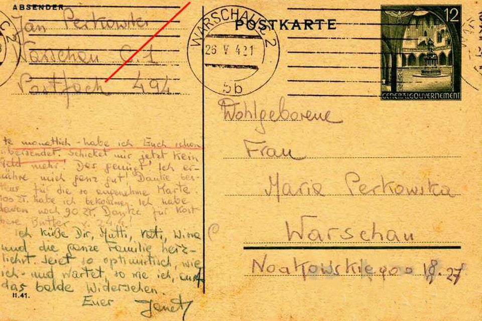 postcard from 1942